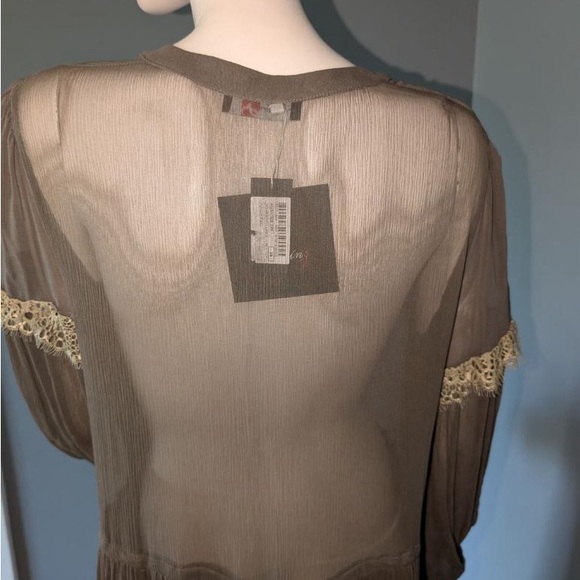 NWT Wandering Caftan Silk Dress Size 38 Italian US Size 2 - Picture 10 of 13